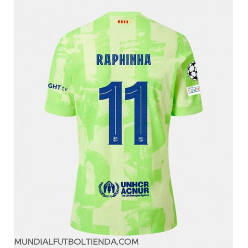 Camiseta Barcelona Raphinha Belloli #11 Tercera Equipación Replica 2024-25 mangas cortas